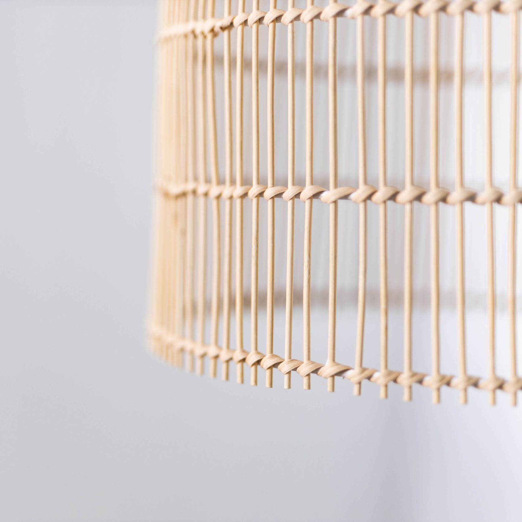 Natural Rattan Cane Wicker Pendant Light - Siena - 2 Sizes gallery detail image