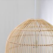 Natural Rattan Cane Wicker Pendant Light - Siena - 2 Sizes gallery detail image