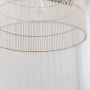 Whitewash Cane Rattan Pendant Light - Siena - 2 Sizes gallery detail image