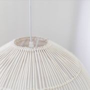 Whitewash Cane Rattan Pendant Light - Siena - 2 Sizes gallery detail image