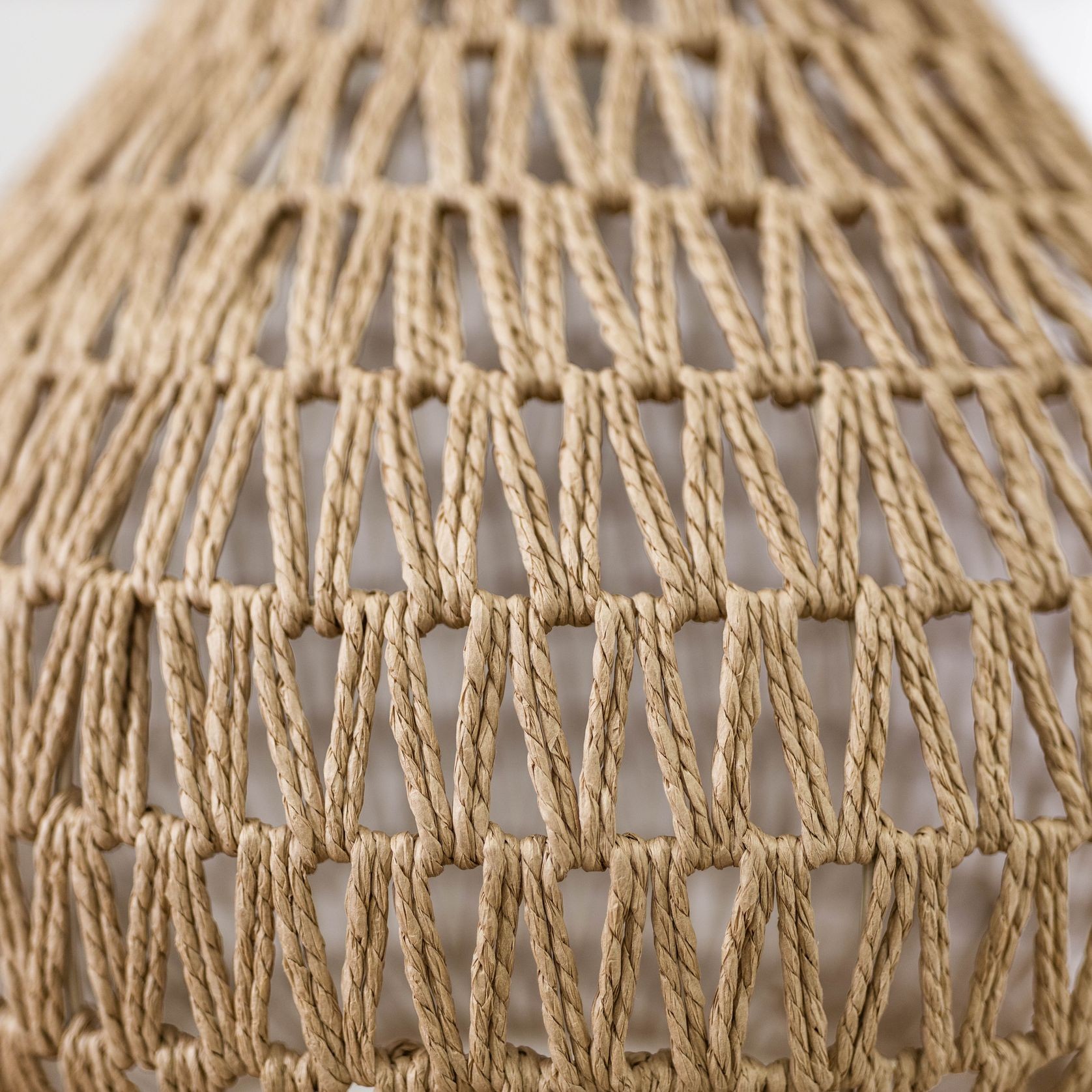 Byron Rope Pendant Light - Natural gallery detail image