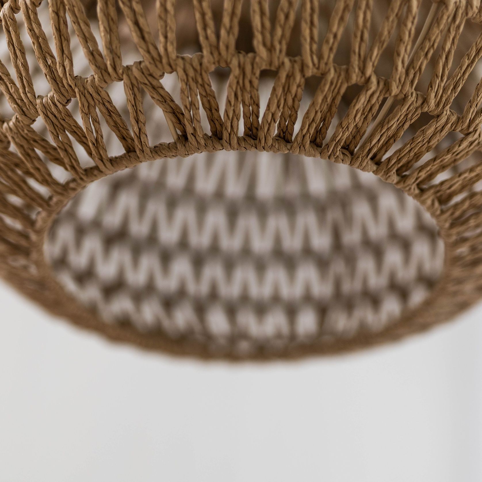 Byron Rope Pendant Light - Natural gallery detail image