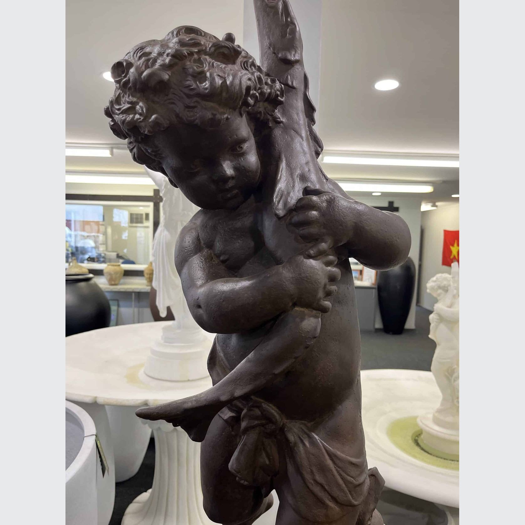 Boy with Fish on Plinth gallery detail image