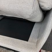 RANNI 3 Seater Sofa - Warm Grey gallery detail image