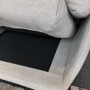 RANNI 3 Seater Sofa With Left Chaise - Warm Grey gallery detail image