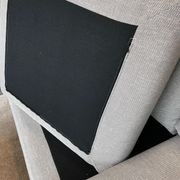 RANNI 3 Seater Sofa With Left Chaise - Warm Grey gallery detail image