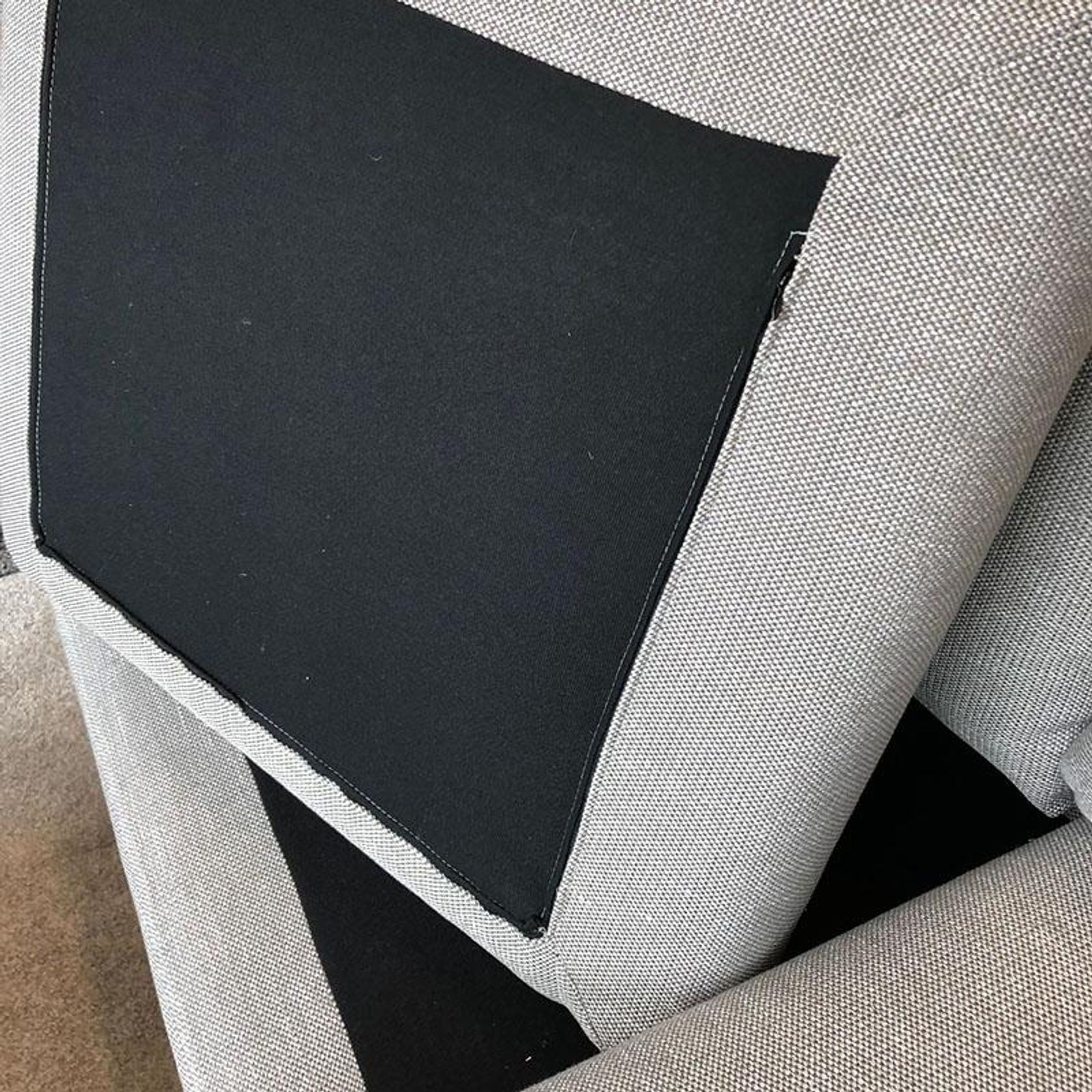 RANNI 3 Seater Sofa With Right Chaise - Warm Grey gallery detail image