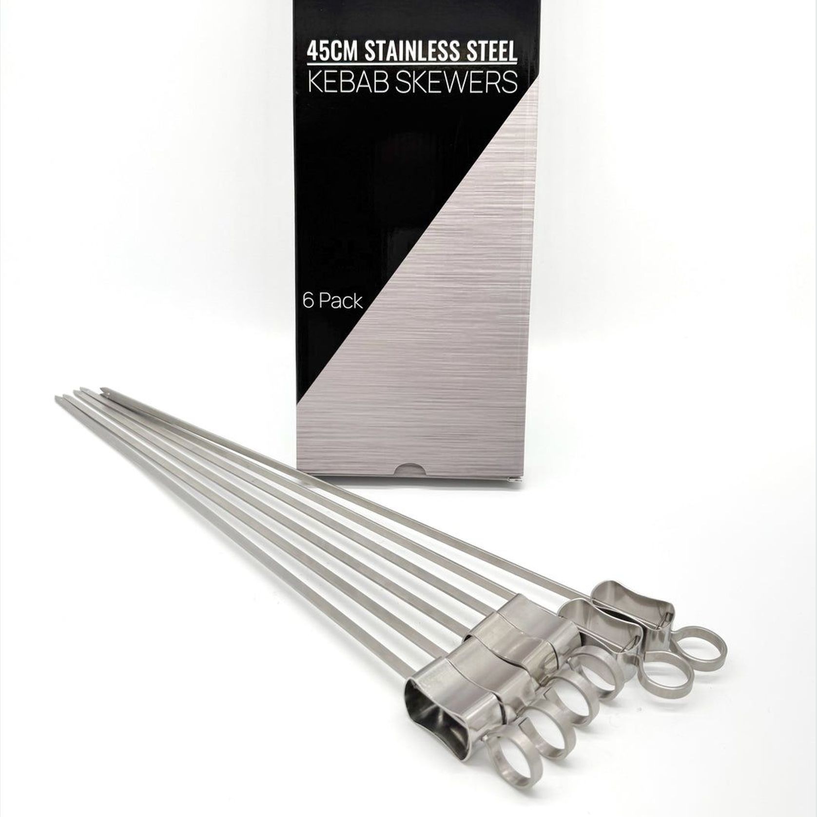 Stainless Steel Kebab Skewers gallery detail image