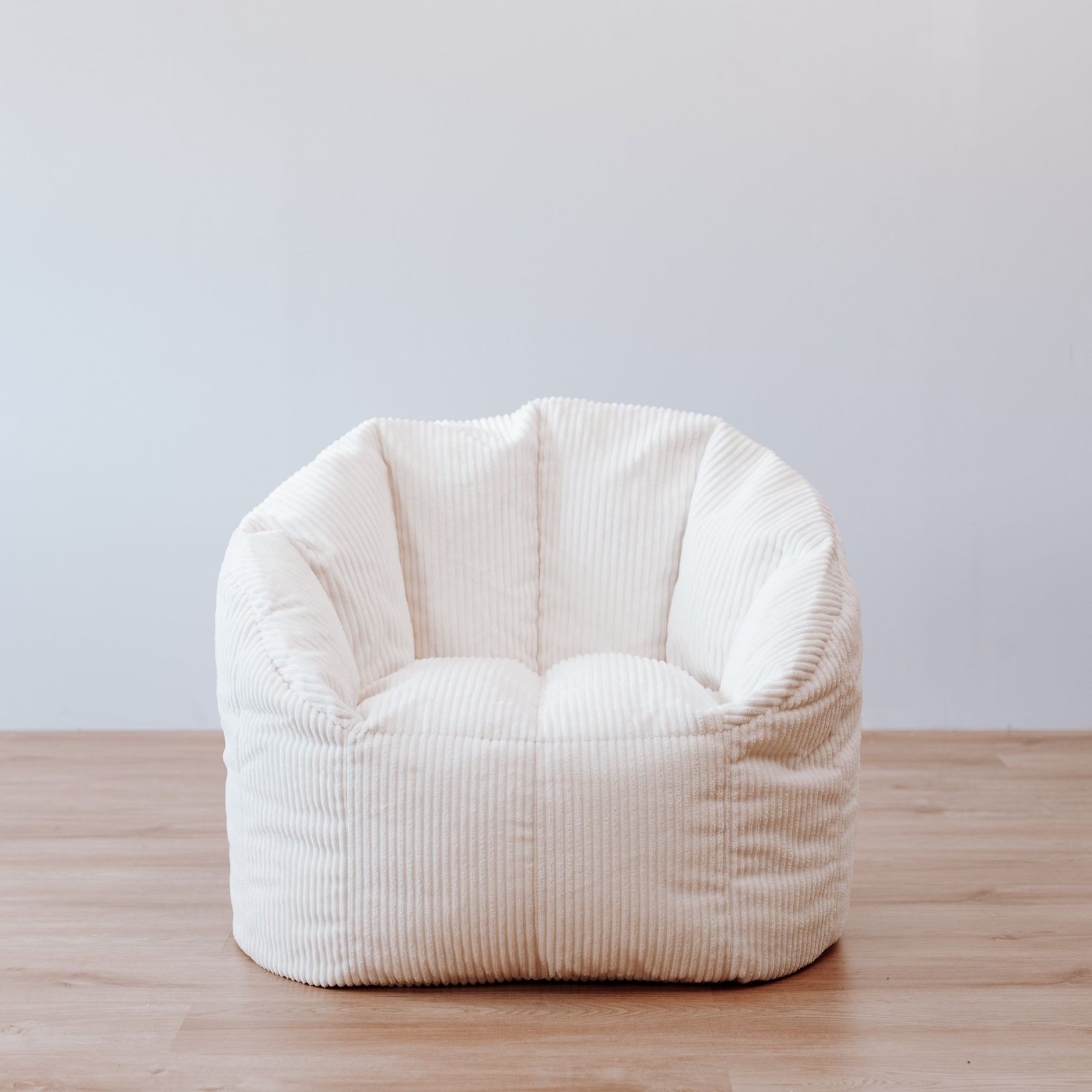 Corduroy Tub Chair | Bean Bag Cover - Ivory gallery detail image