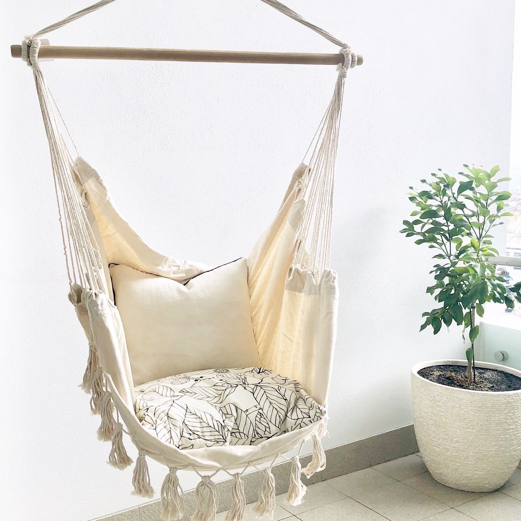 Soho | Hammock Chair - Soft Cream gallery detail image