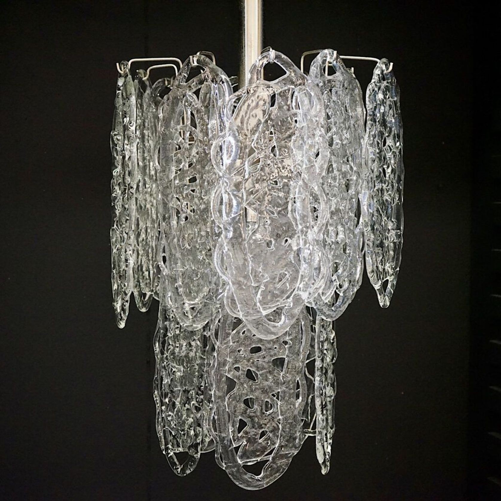 Mid-Century Murano Cascade Chandelier gallery detail image