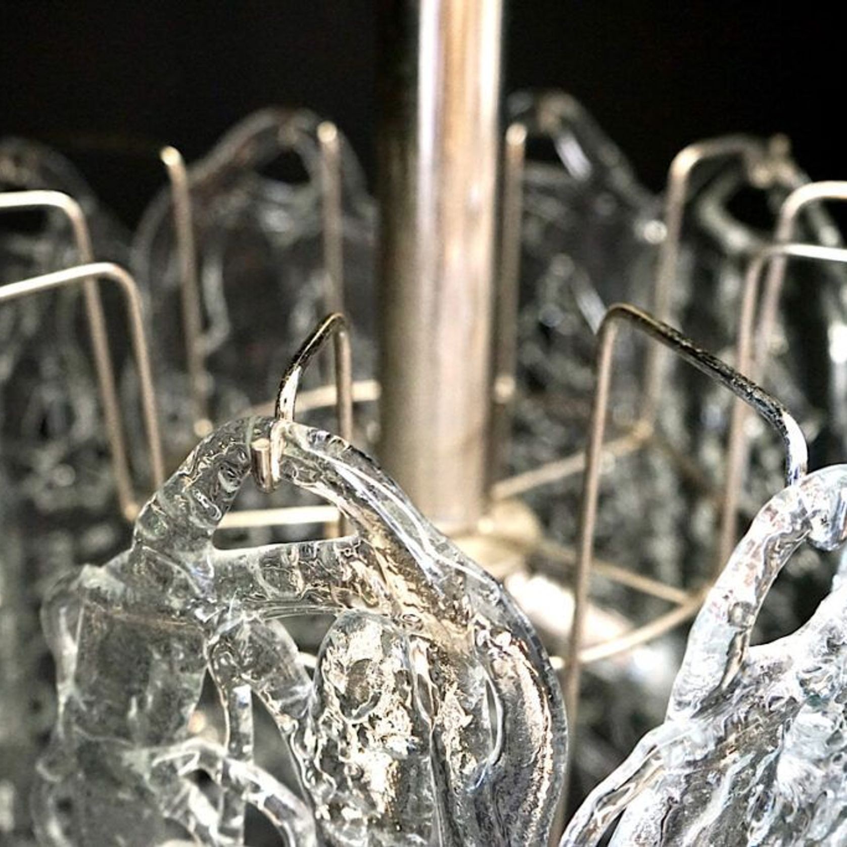 Mid-Century Murano Cascade Chandelier gallery detail image