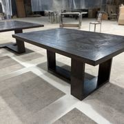 Combinable Oak Parquetry Dining Table gallery detail image