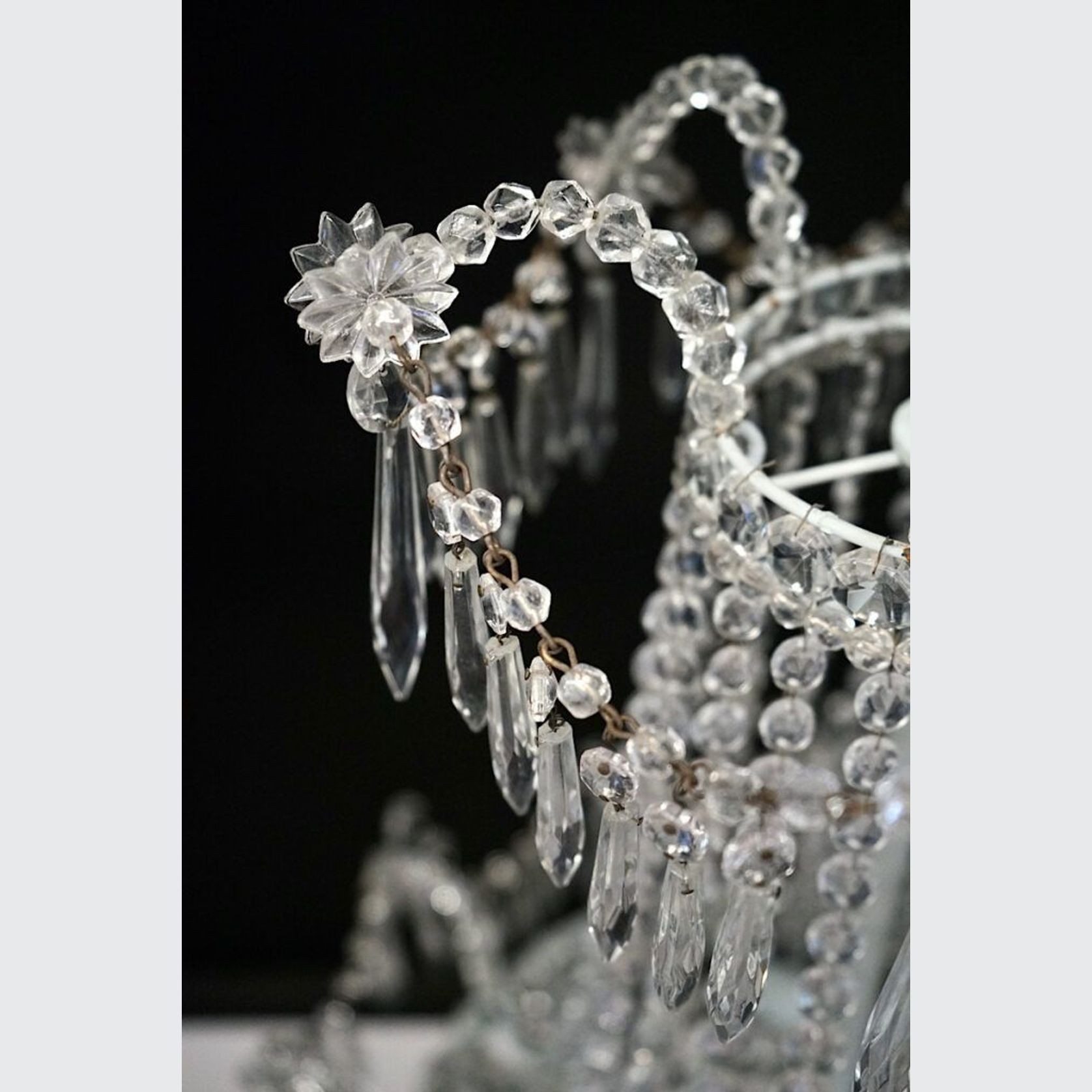 French Neoclassical Cascade Chandelier gallery detail image