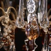 Antique French Chandelier With Glass Fruit gallery detail image