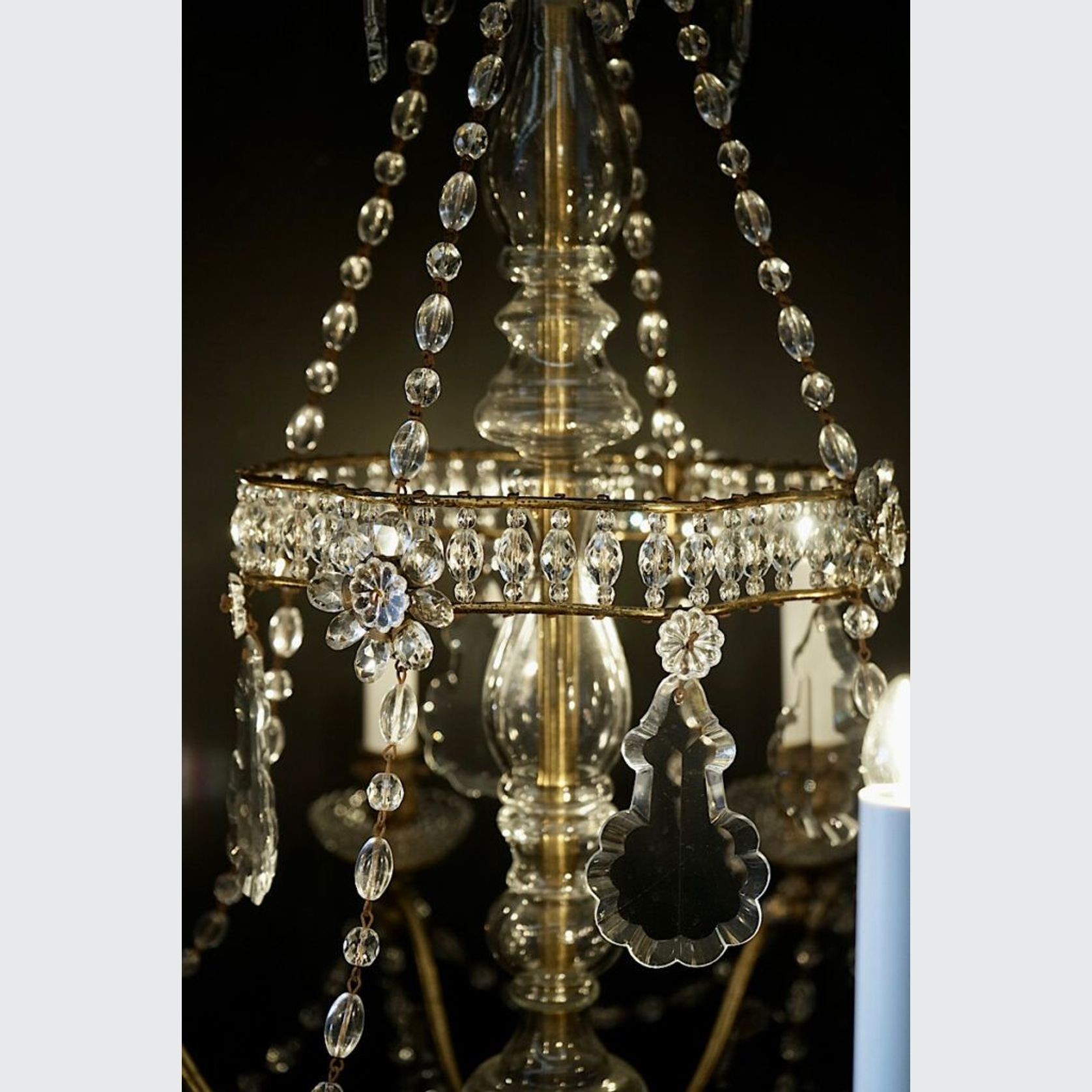 Large Antique French Chandelier gallery detail image