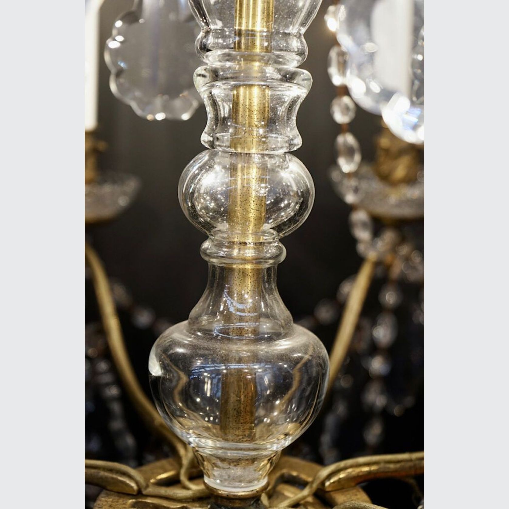 Large Antique French Chandelier gallery detail image