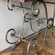 French Wrought Iron Patisserie Table gallery detail image