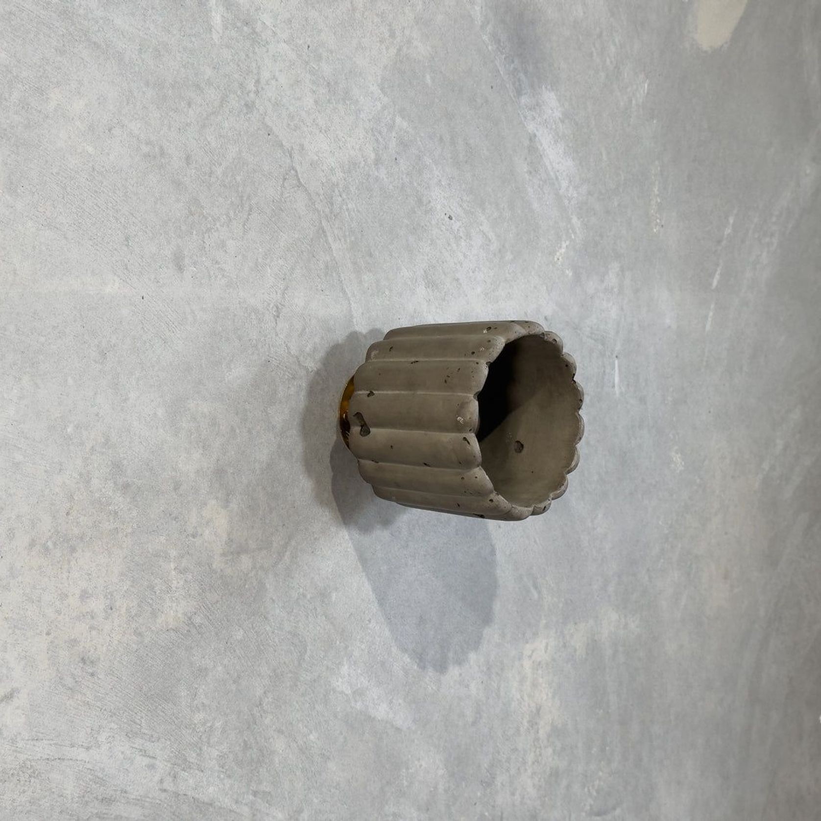 Small Fluted Wall Light with Batten Holder gallery detail image