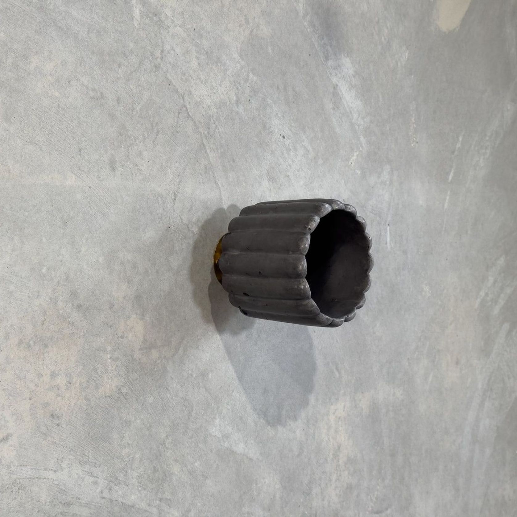Small Fluted Wall Light with Batten Holder gallery detail image