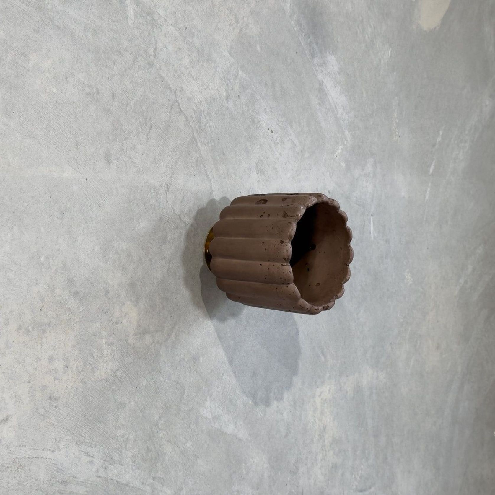 Small Fluted Wall Light with Batten Holder gallery detail image