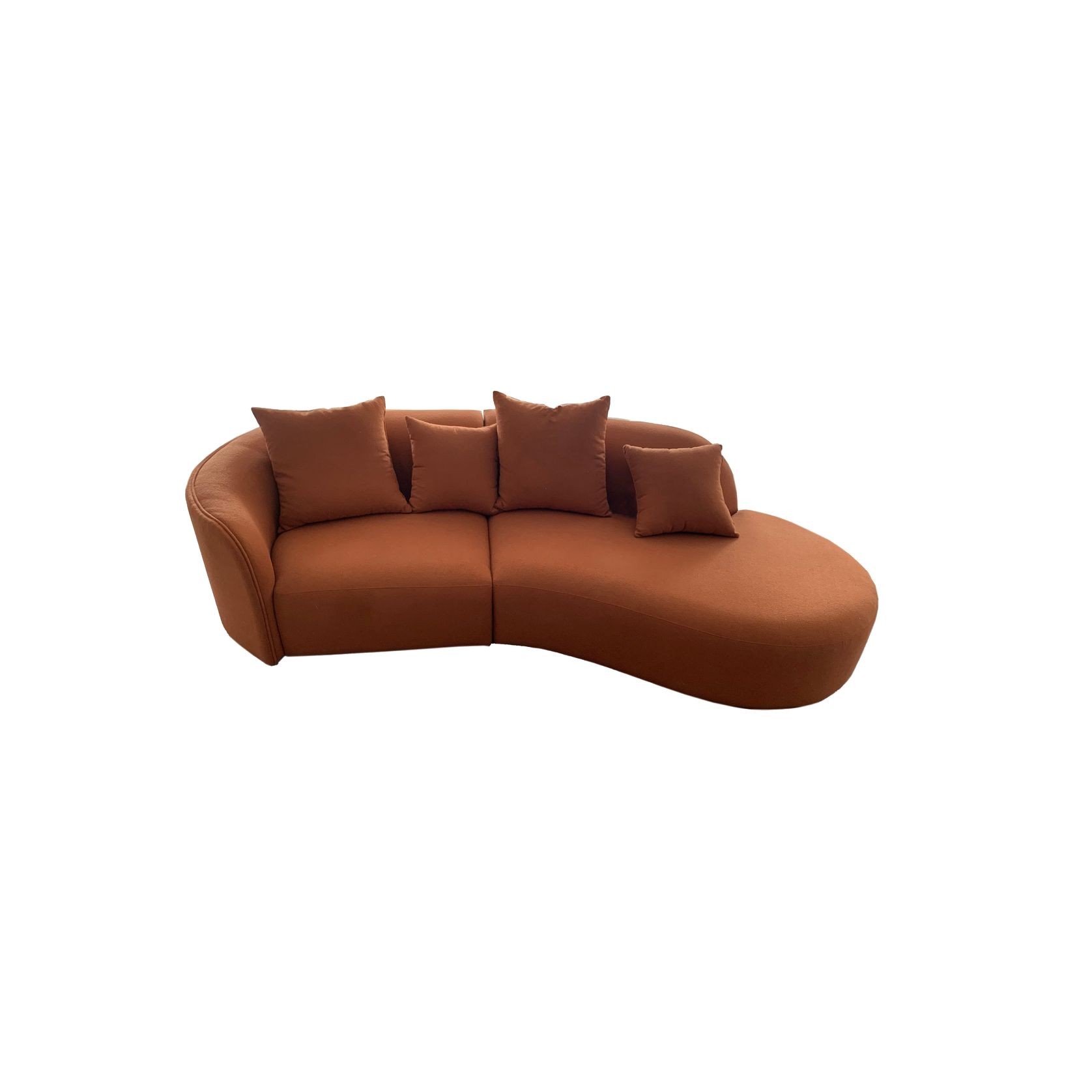 Curvar Boucle Fabric Sofa gallery detail image