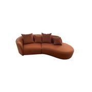 Curvar Boucle Fabric Sofa gallery detail image