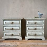 Italian Painted Bedside Cabinets gallery detail image