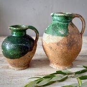 French Terracotta Oil Jugs (Pair) gallery detail image