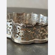 Pair of Silvered Wine Coasters gallery detail image