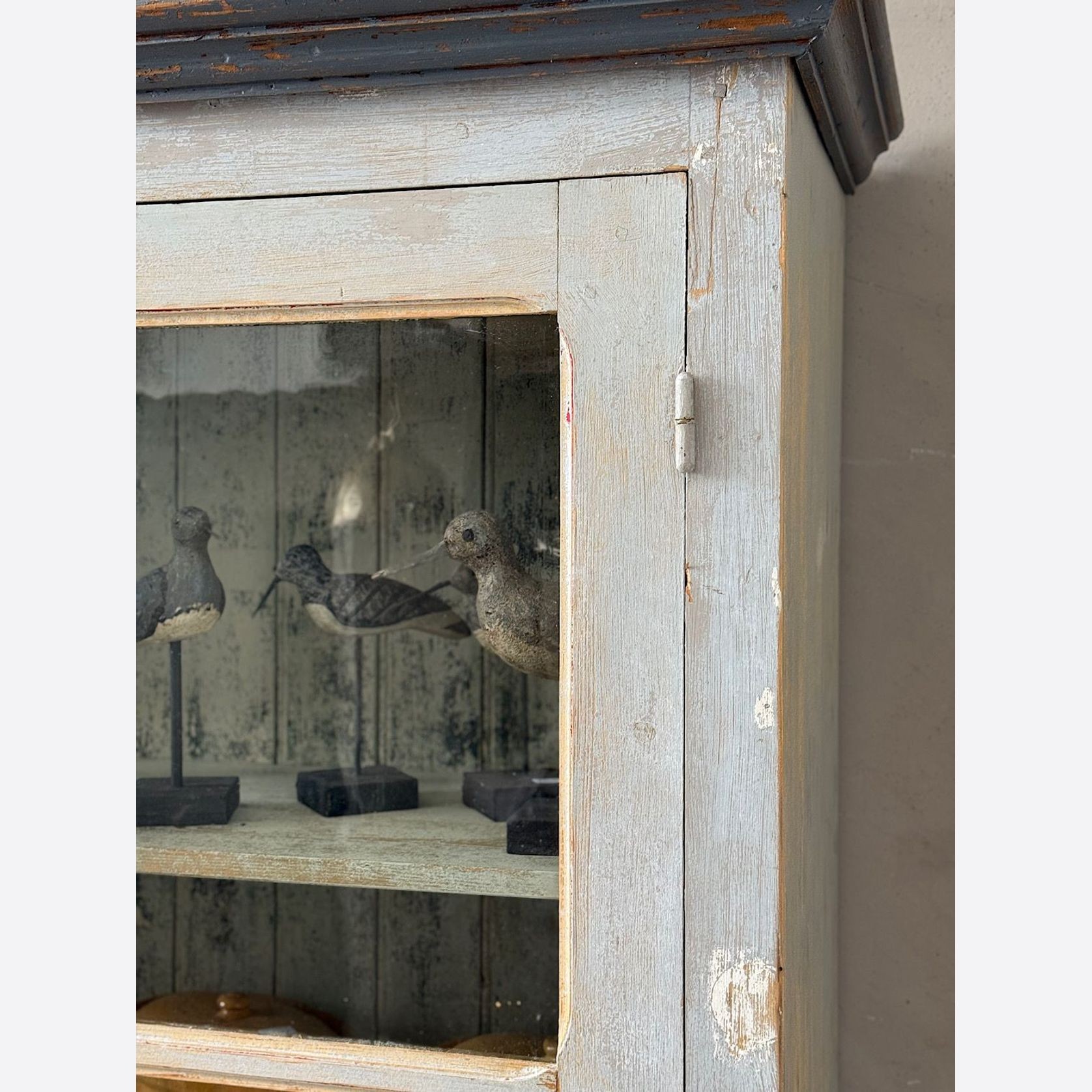 French Painted Display Cupboard gallery detail image