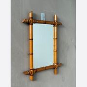 French Faux-Bamboo Mirror gallery detail image