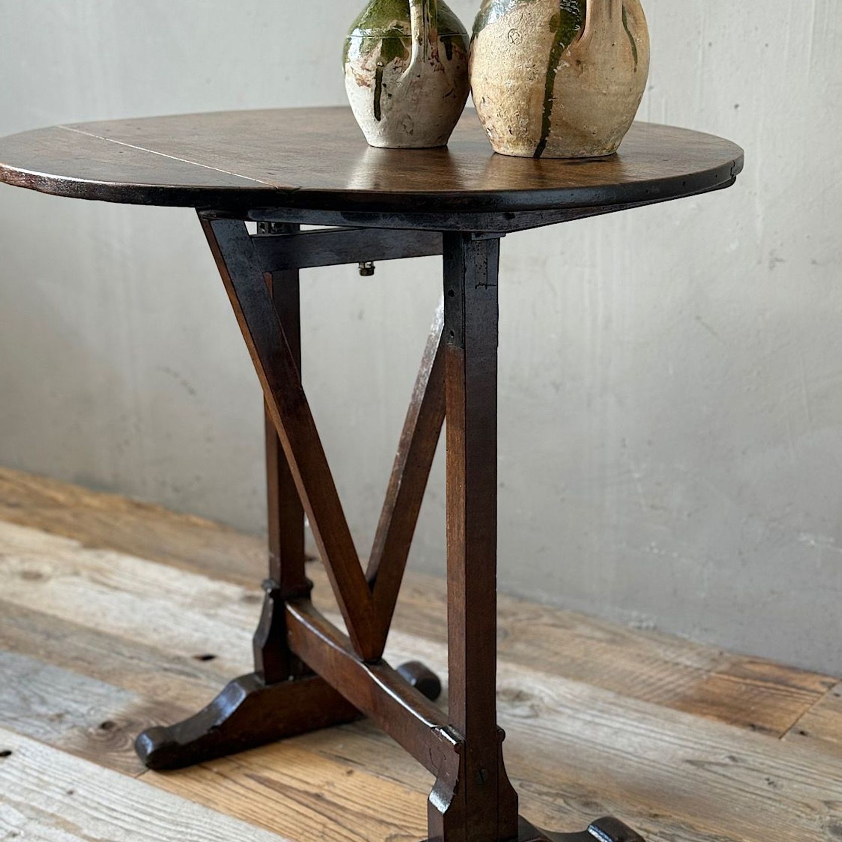 French Walnut Wine Harvest Table gallery detail image