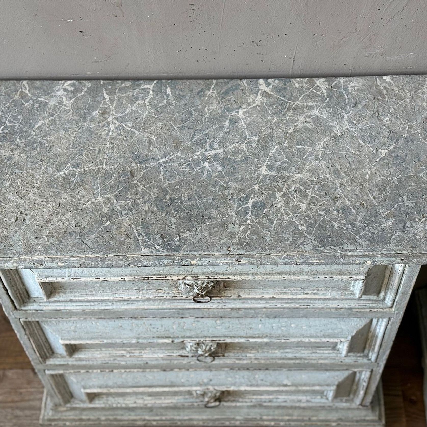 Italian Painted Bedside Cabinets gallery detail image