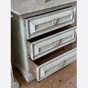 Italian Painted Bedside Cabinets gallery detail image
