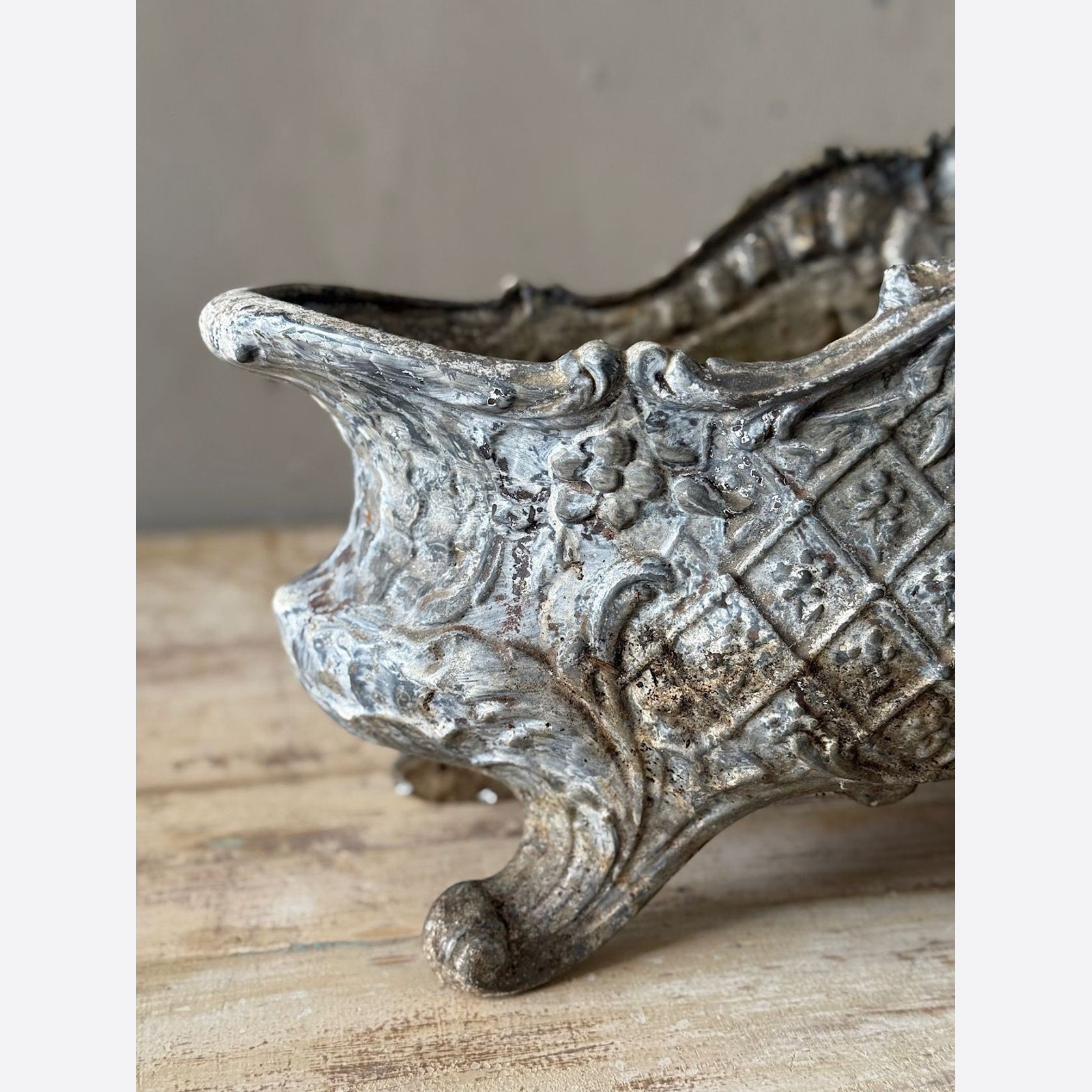 Large French Cast Iron Planter gallery detail image
