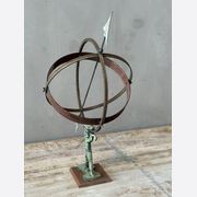 Vintage Metal Garden Sundial gallery detail image
