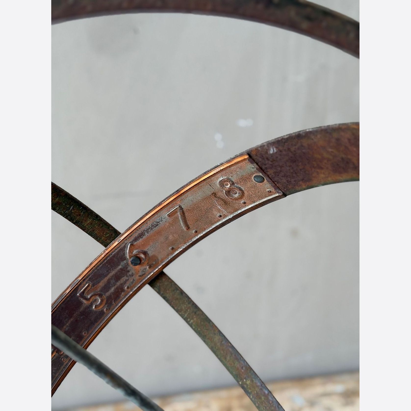 Vintage Metal Garden Sundial gallery detail image