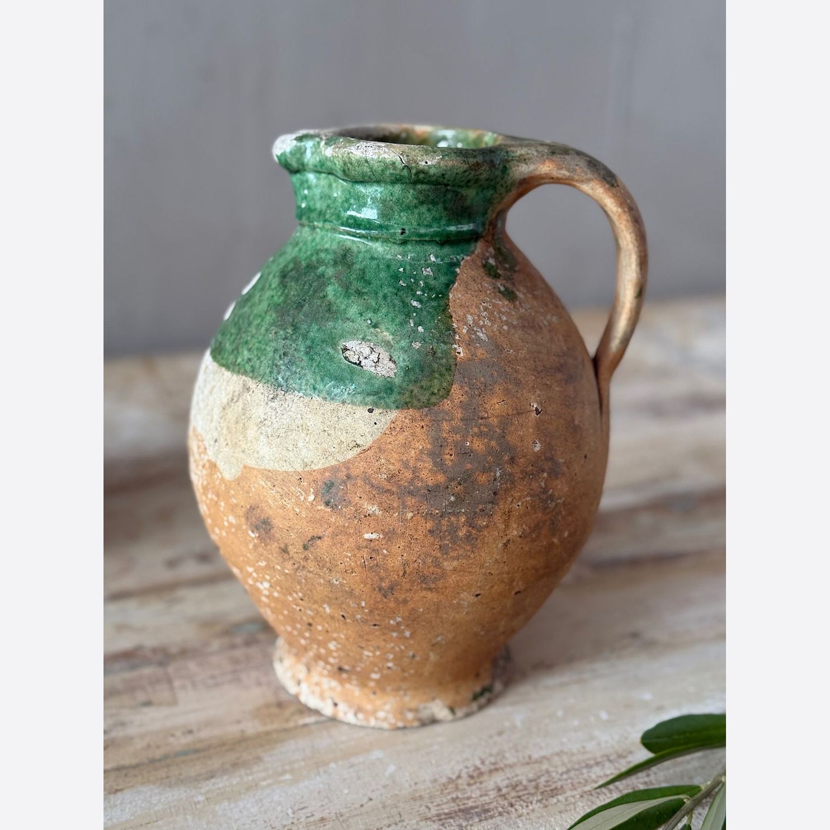 French Terracotta Oil Jugs (Pair) gallery detail image