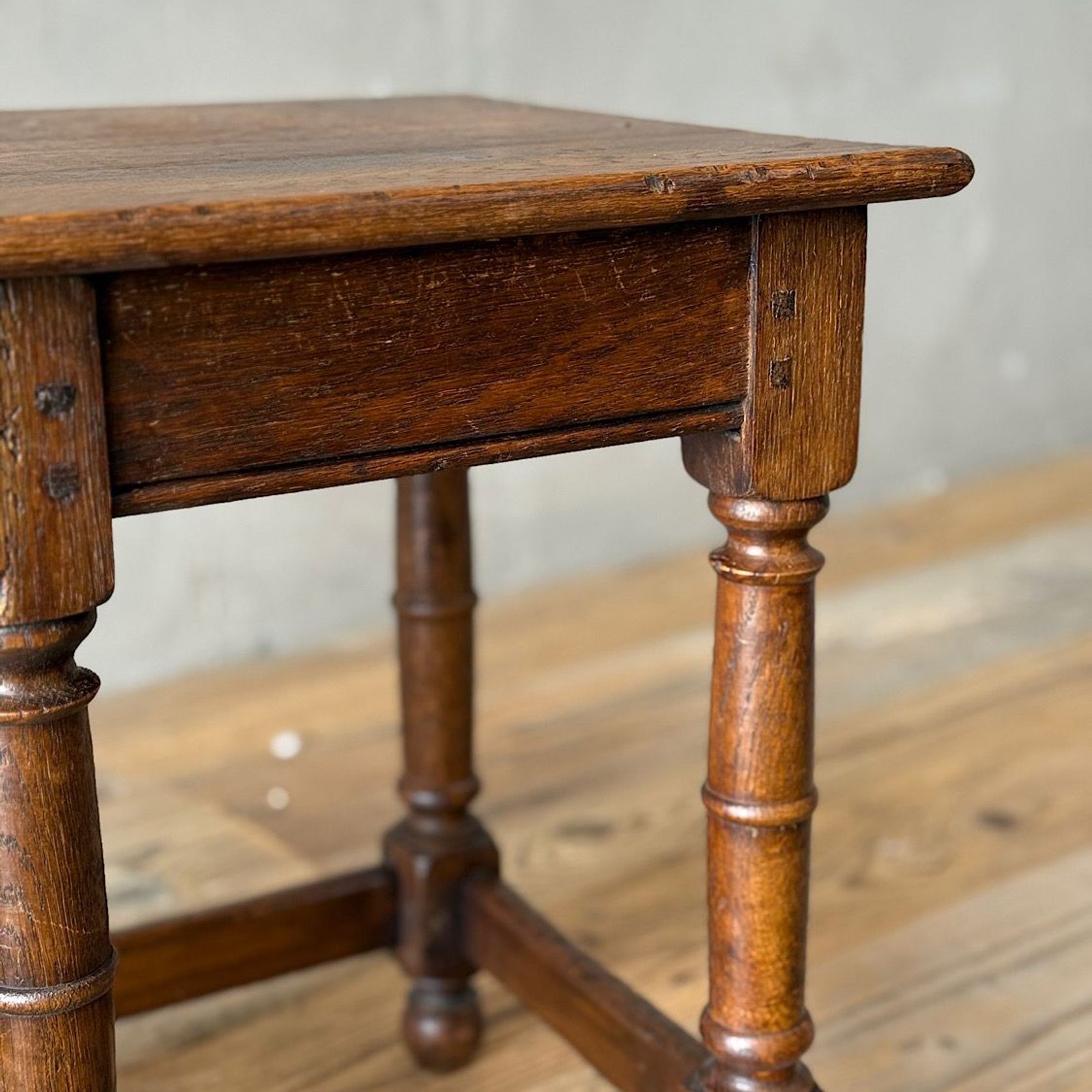 Pair of Oak Stools or Side Tables gallery detail image