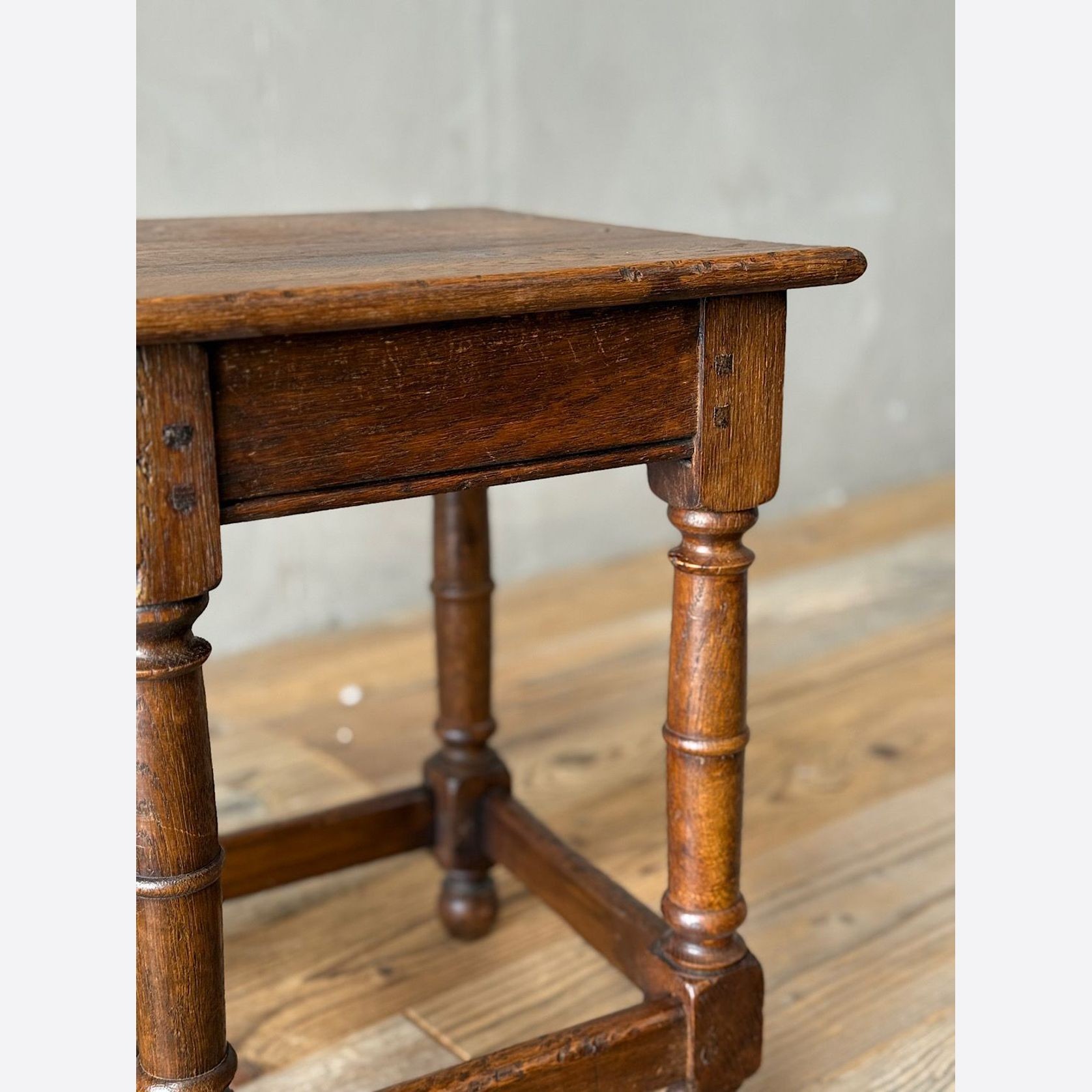 Pair of Oak Stools or Side Tables gallery detail image