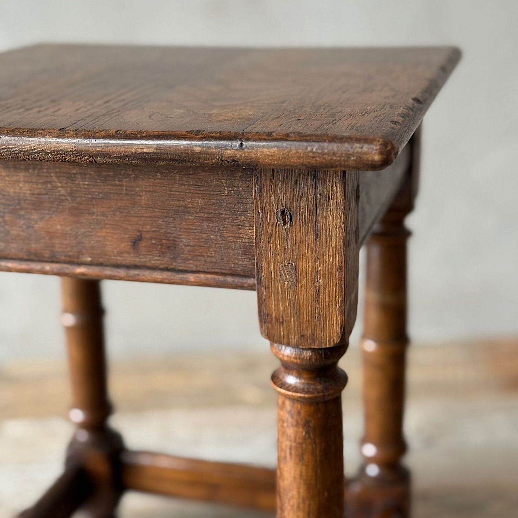 Pair of Oak Stools or Side Tables gallery detail image