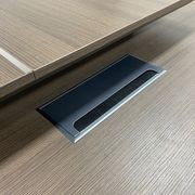 CARTER Executive Office Desk with Right Return 2.2M - Coffee & Charcoal gallery detail image