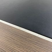 CARTER Executive Office Desk with Right Return 2.2M - Coffee & Charcoal gallery detail image