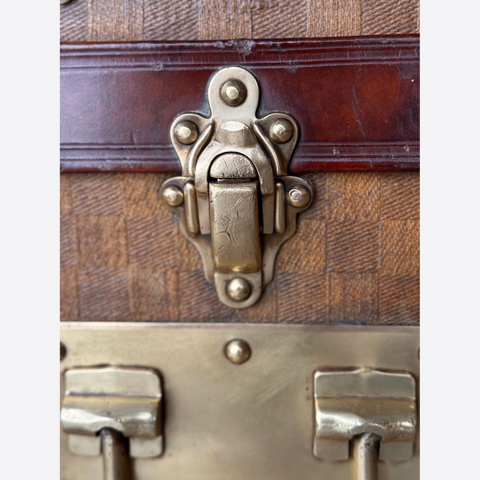 Antique French Travelling Trunk gallery detail image