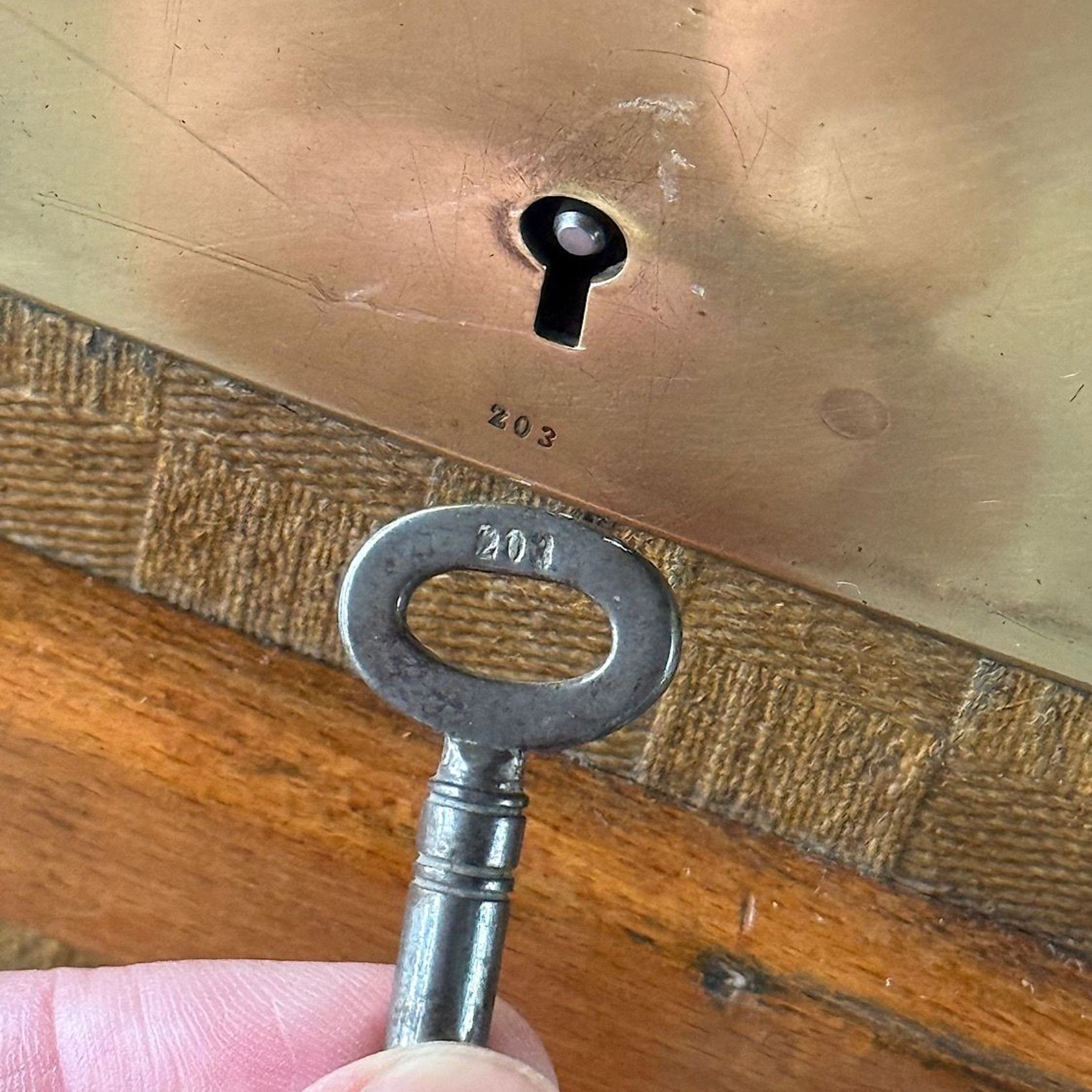 Antique French Travelling Trunk gallery detail image