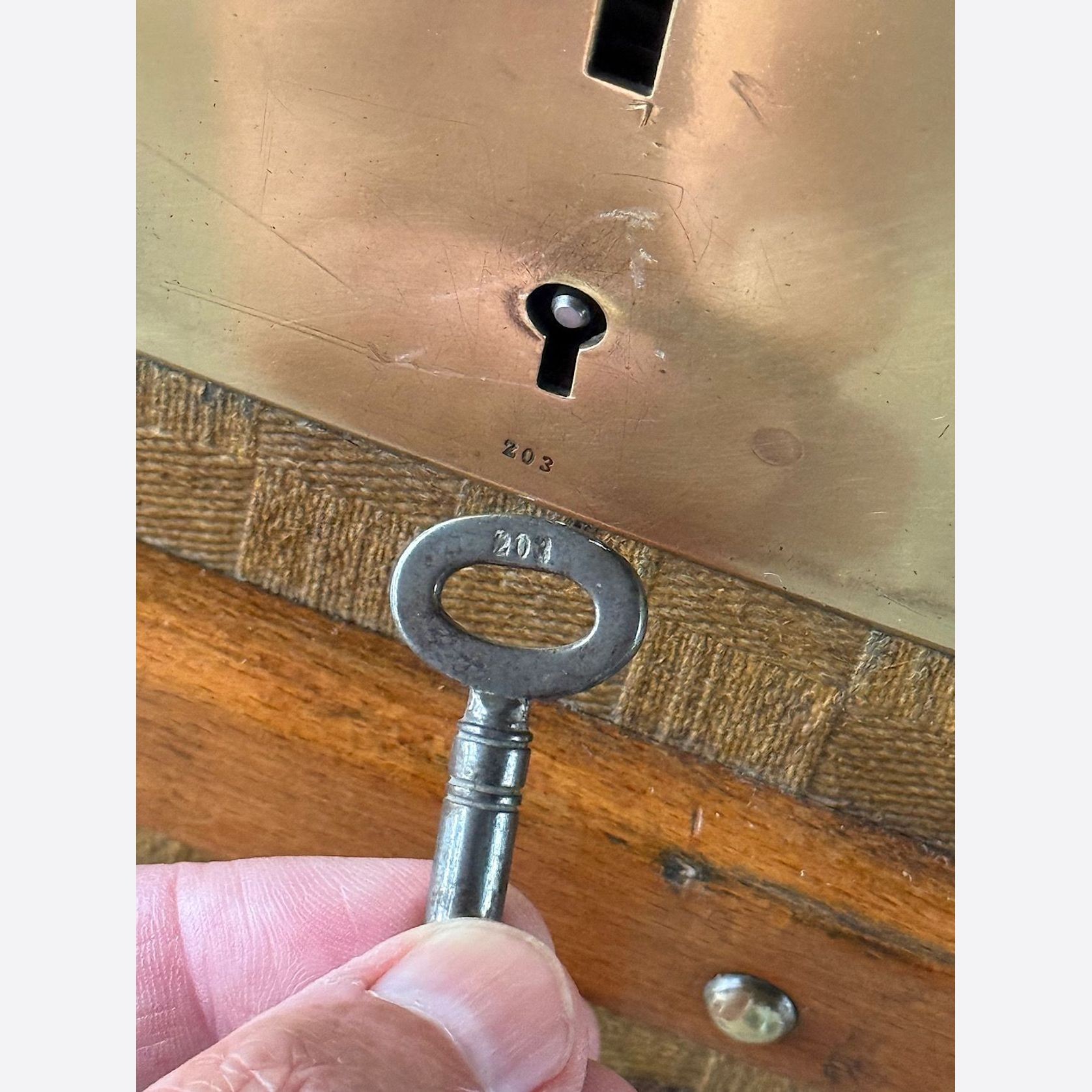 Antique French Travelling Trunk gallery detail image
