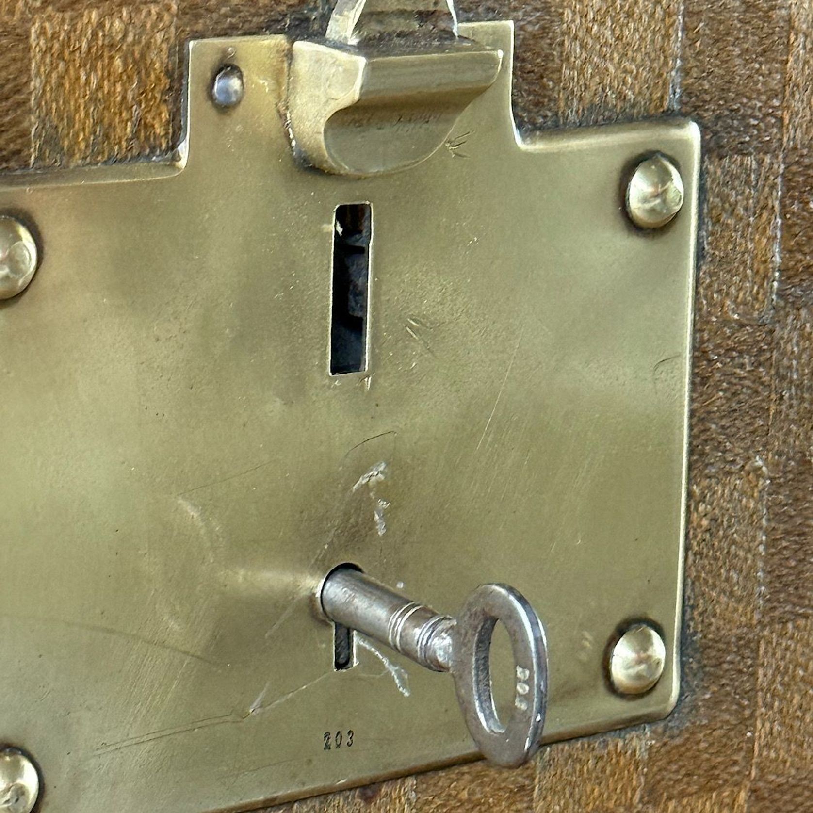 Antique French Travelling Trunk gallery detail image