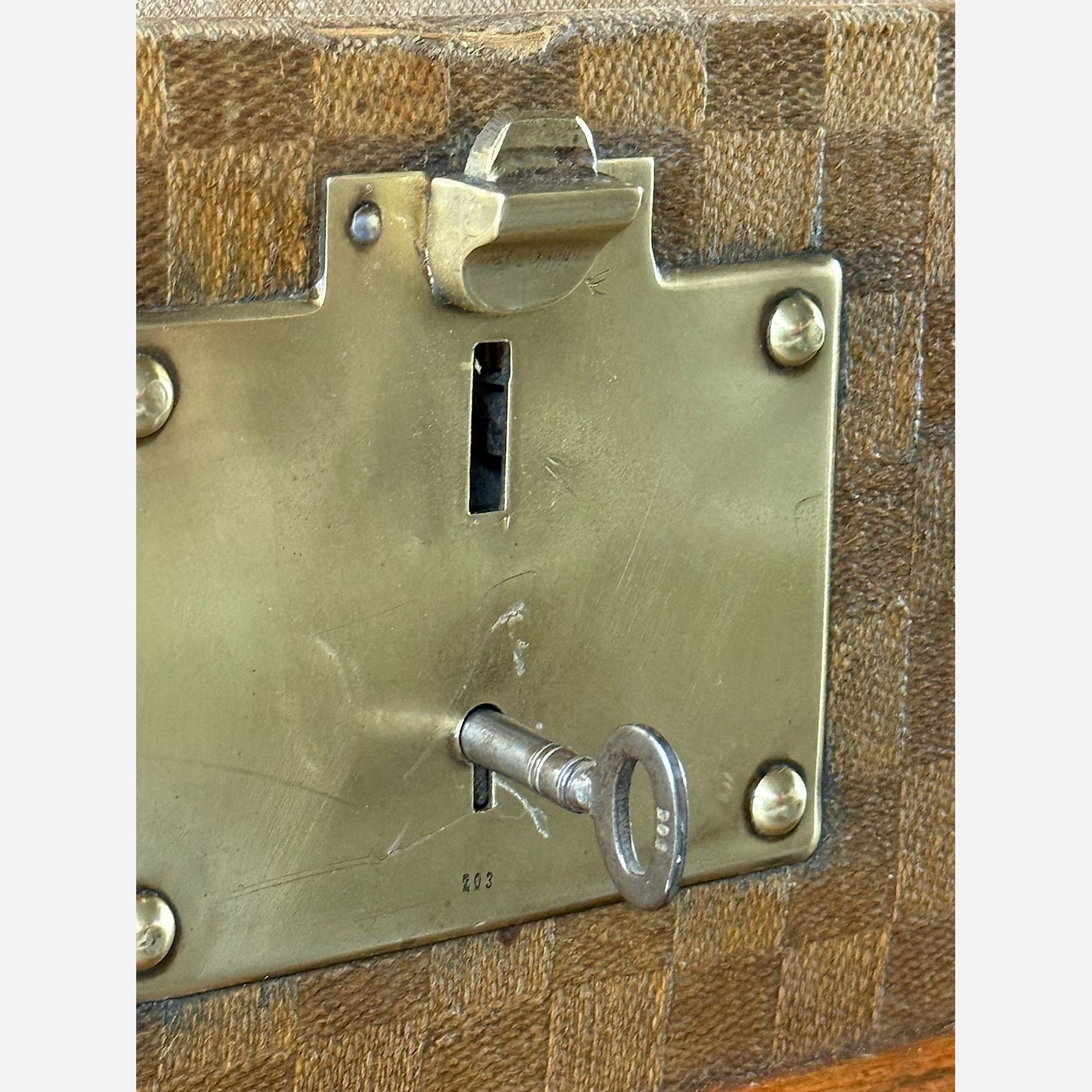 Antique French Travelling Trunk gallery detail image