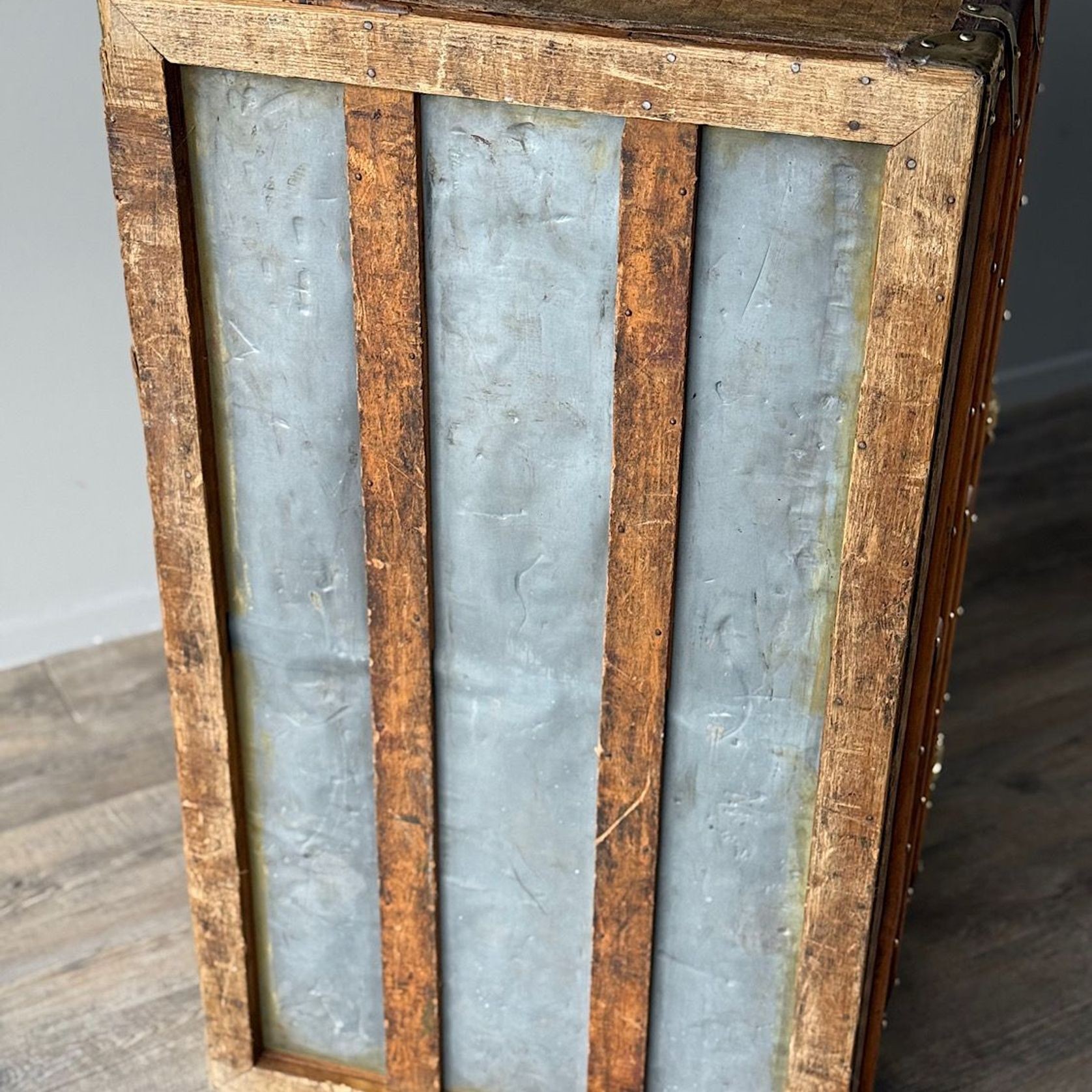 Antique French Travelling Trunk gallery detail image